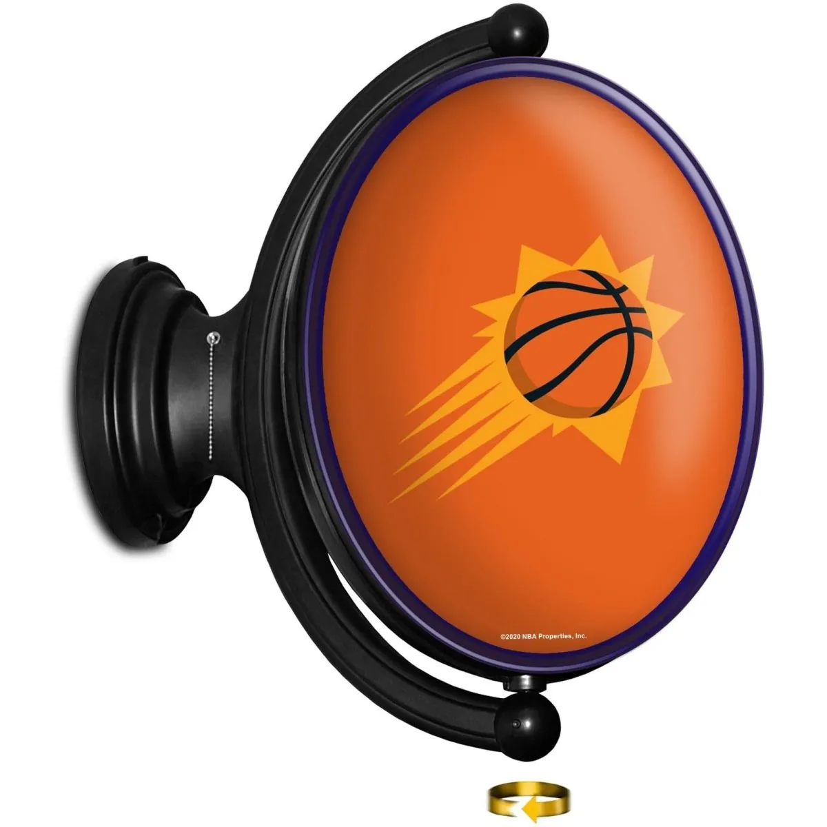 Phoenix Suns: Original Oval Rotating Lighted Wall Sign