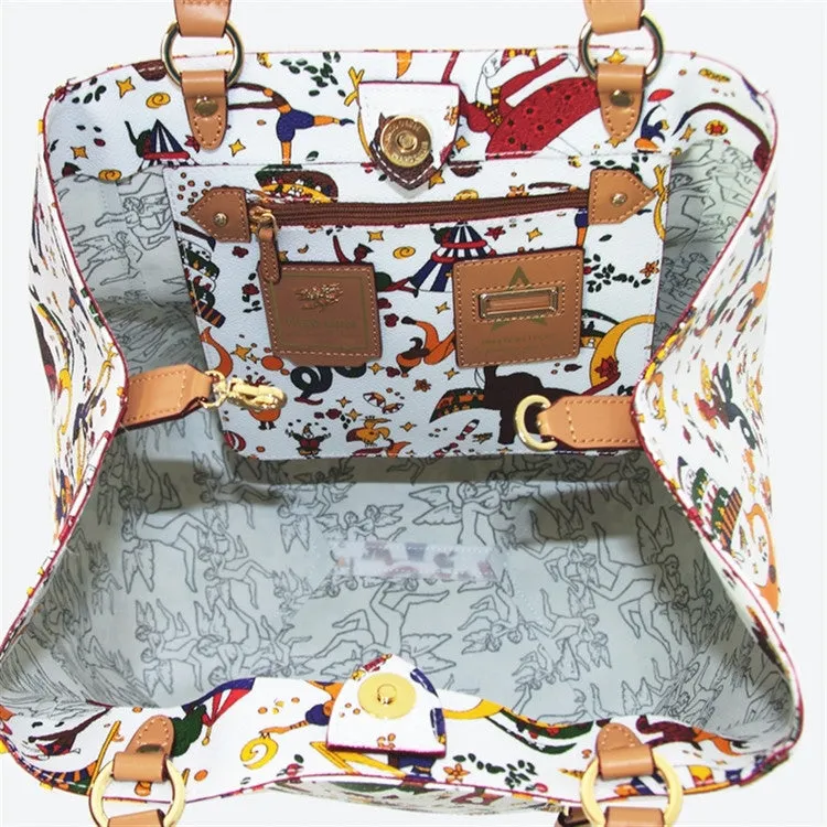 Piero Guidi Magic Circus - 9 x 12 x 8 in. Large Tote