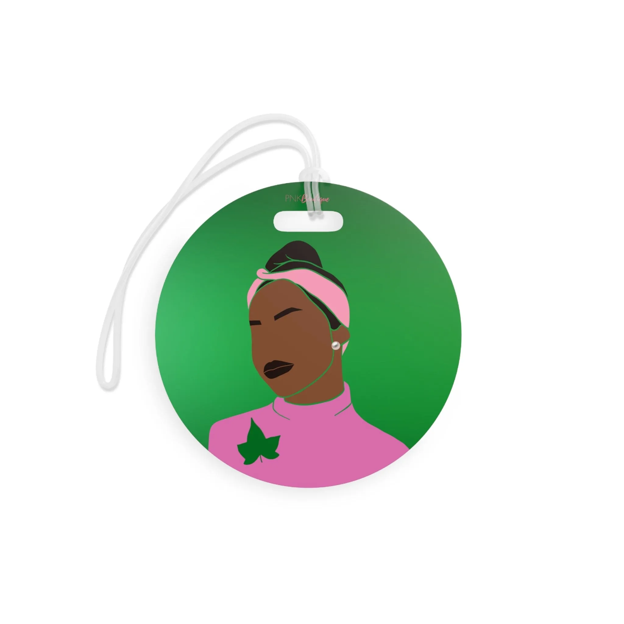 Pink and Green Affair Luggage Tag