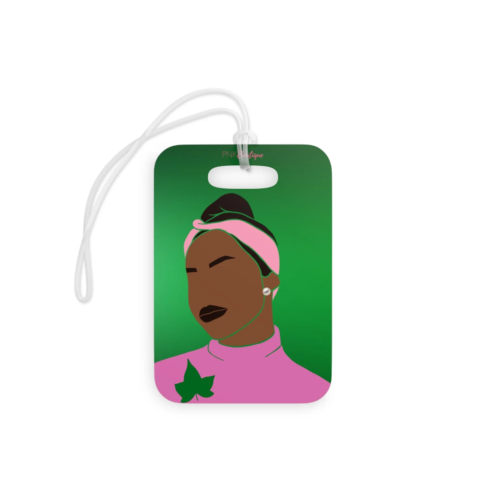 Pink and Green Affair Luggage Tag