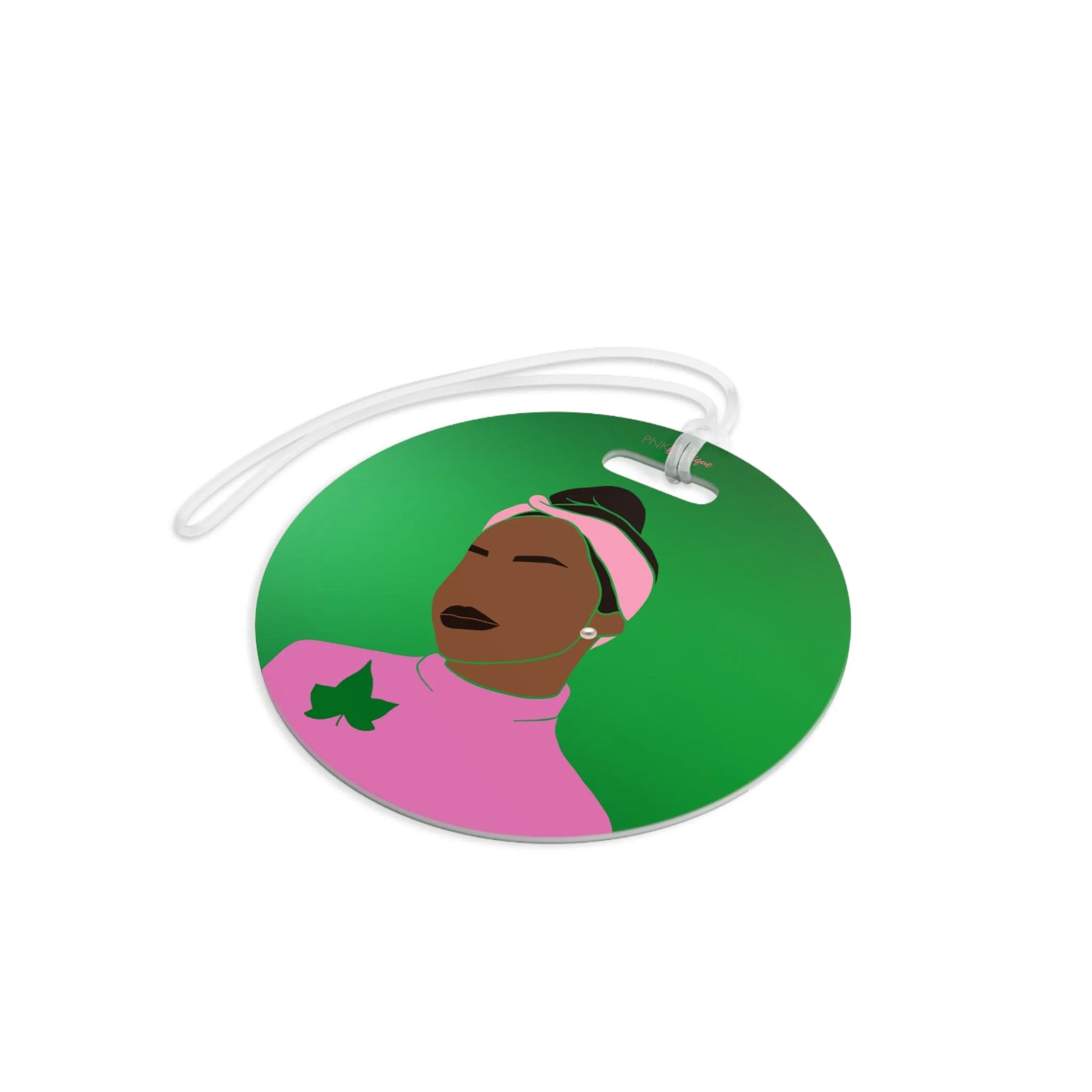 Pink and Green Affair Luggage Tag