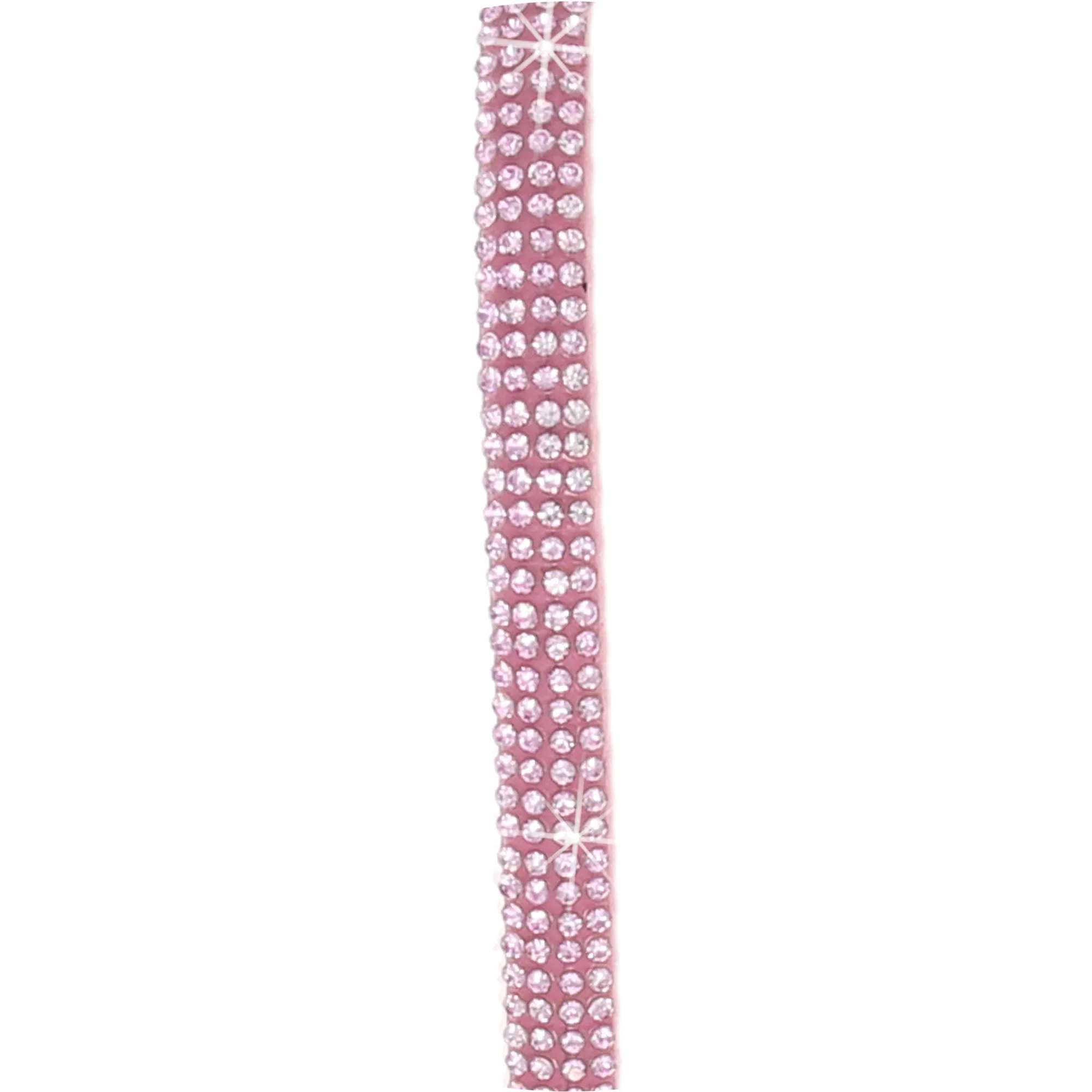 Pink Crossbody Soft Gemmed Phone Lanyard