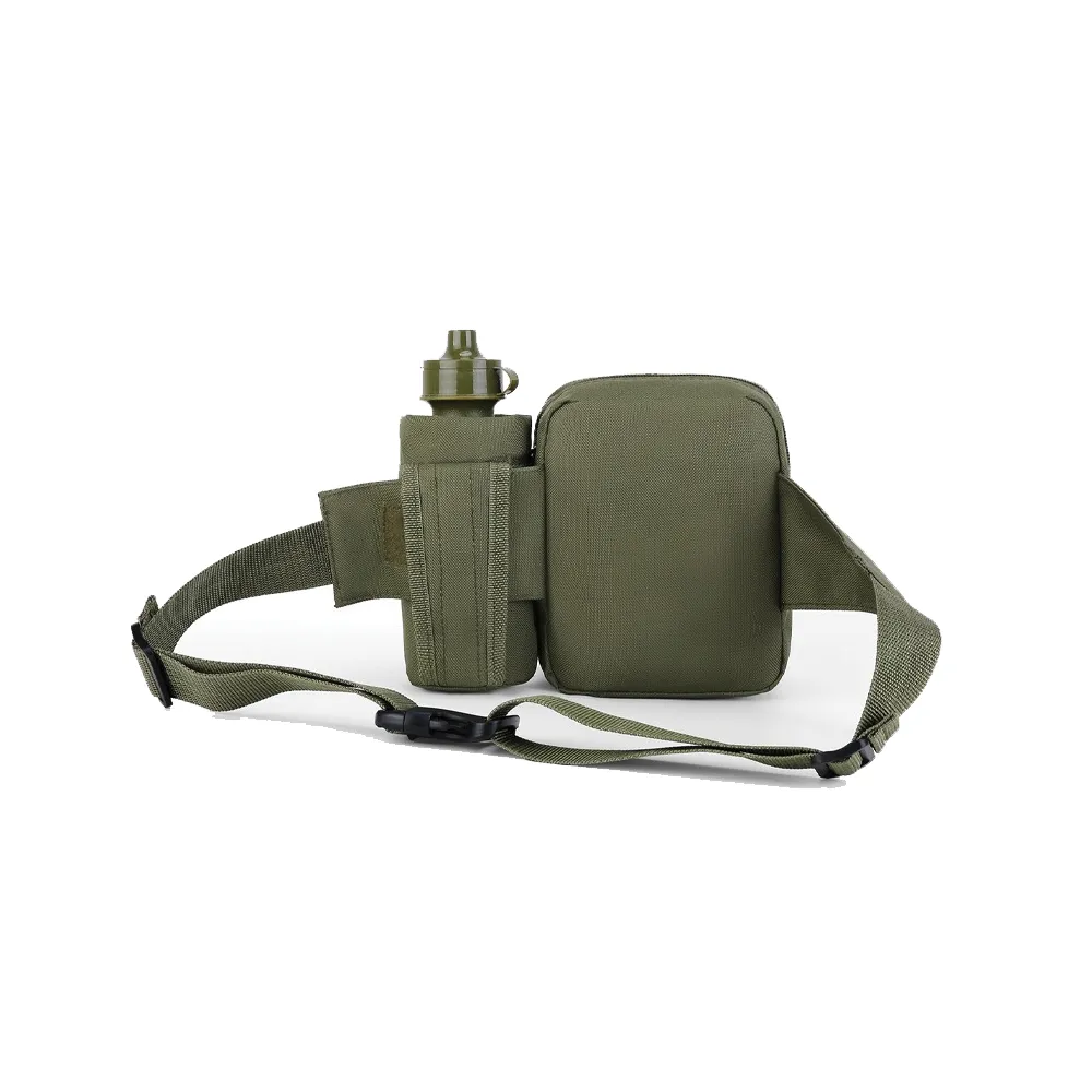 Pioneer Waist Bag & Bottle - Olive Green