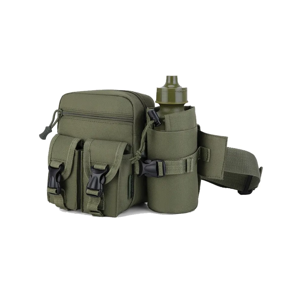 Pioneer Waist Bag & Bottle - Olive Green