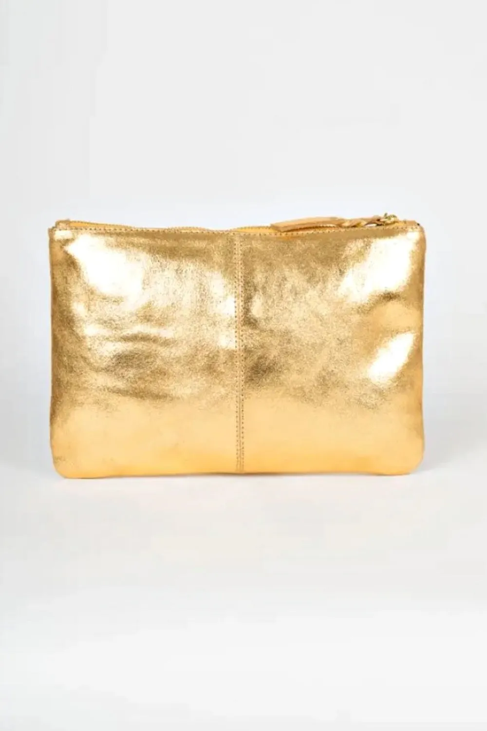 PITI CUITI WINONA GOLD CLUTCH
