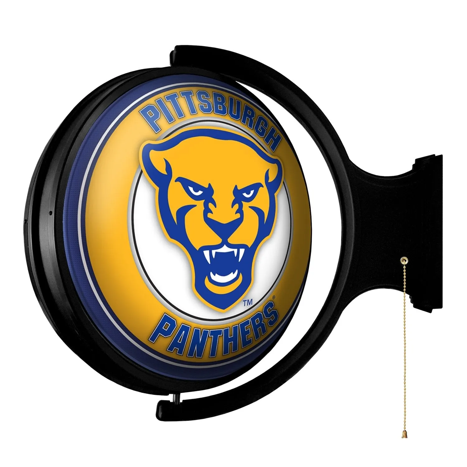 Pitt Panthers: Mascot - Original Round Rotating Lighted Wall Sign