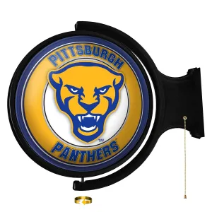 Pitt Panthers: Mascot - Original Round Rotating Lighted Wall Sign