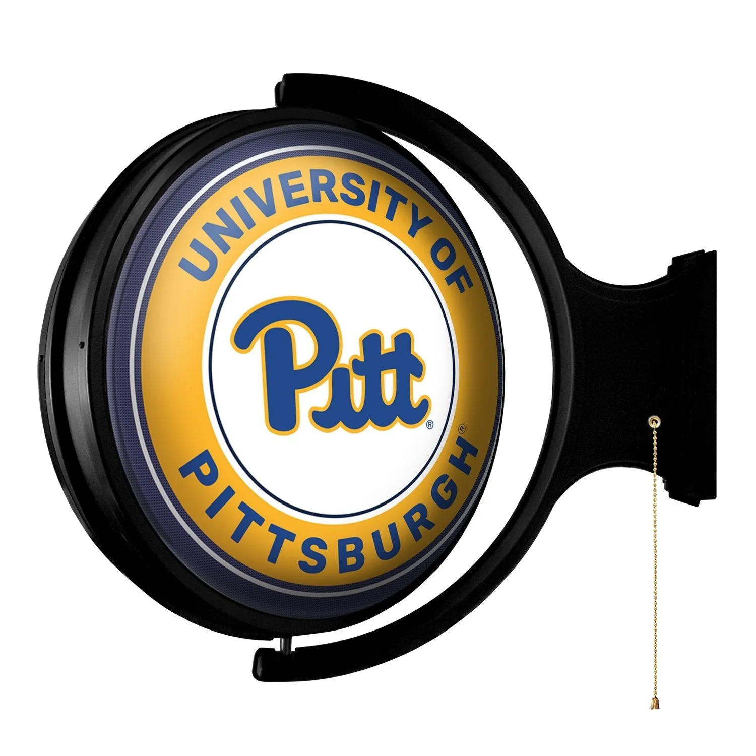 Pitt Panthers: Original Round Rotating Lighted Wall Sign