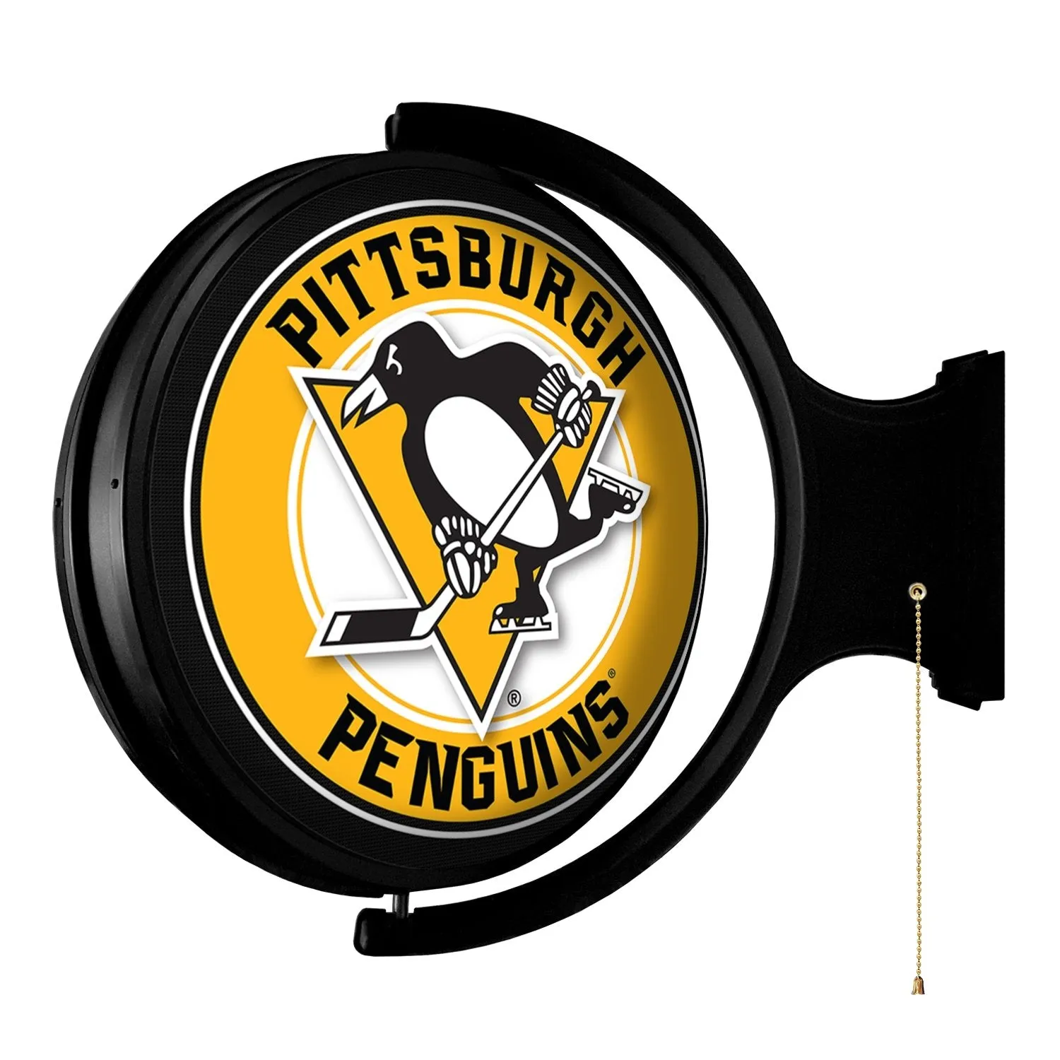 Pittsburgh Penguins: Original Round Rotating Lighted Wall Sign