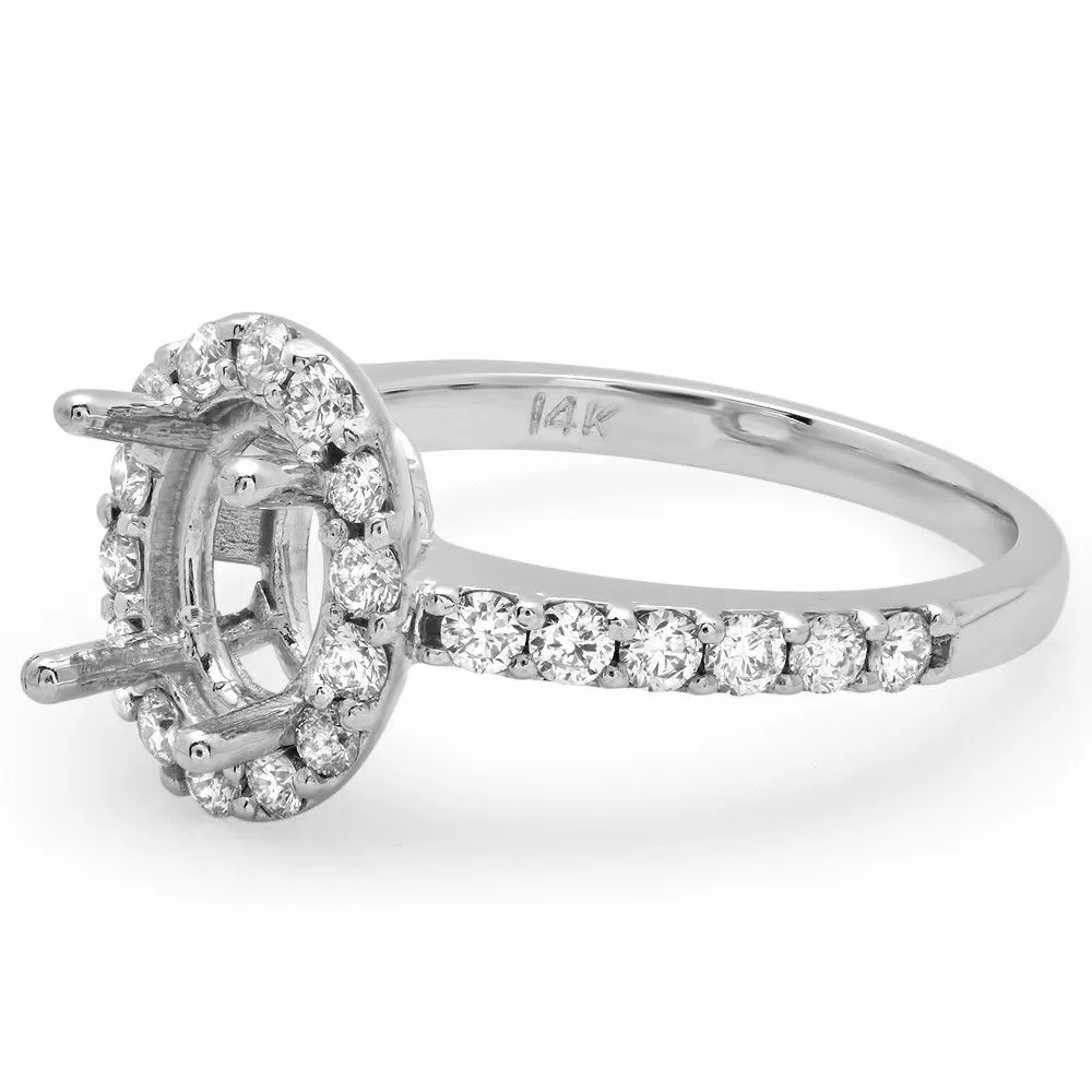 PMI 14W@3.6 26RD1@0.61 8X6MM OVAL HALO LOW PROFILE