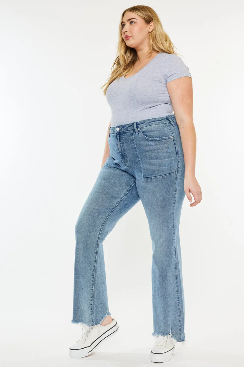 Poppy  High Rise Flare Petite (Plus Size)