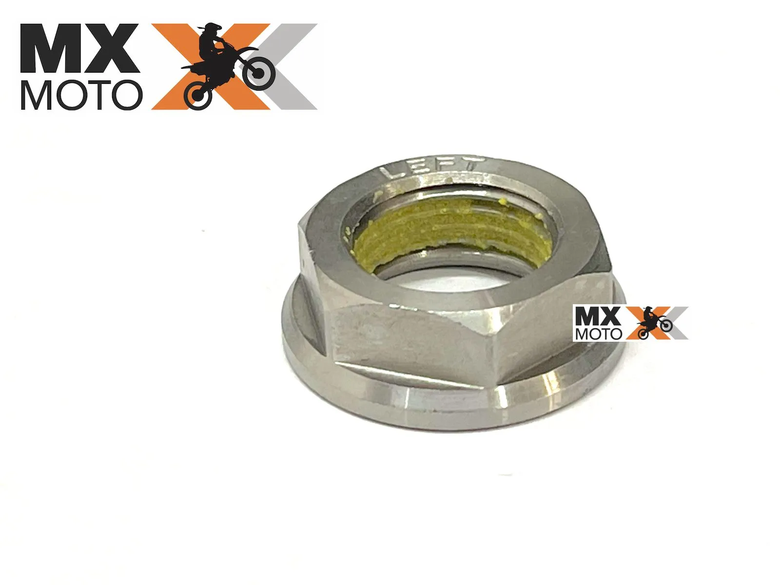 Porca do Eixo Virabrequim Lado Direito Original KTM 4T EXCF / SXF / XCF - 2011 a 2022 - Husqvarna 4T 14 a 22 - GASGAS EC250/300/250F/350F EX250/300/250F/350F MC250/250F/350F 2021/2023 - 77230029000 / 0910001801000S