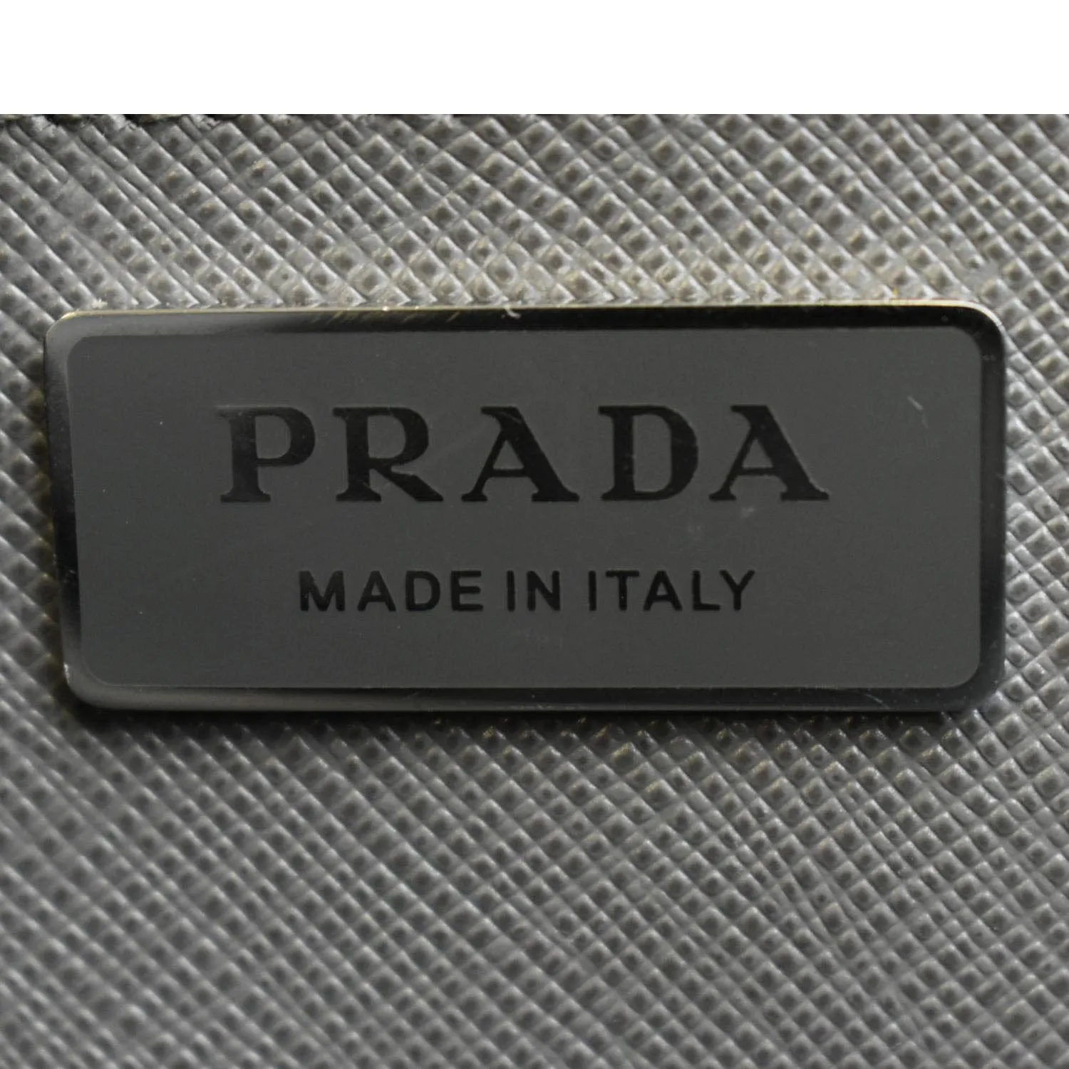 PRADA Galleria Double-Zip Medium Saffiano Leather Tote Bag Gray