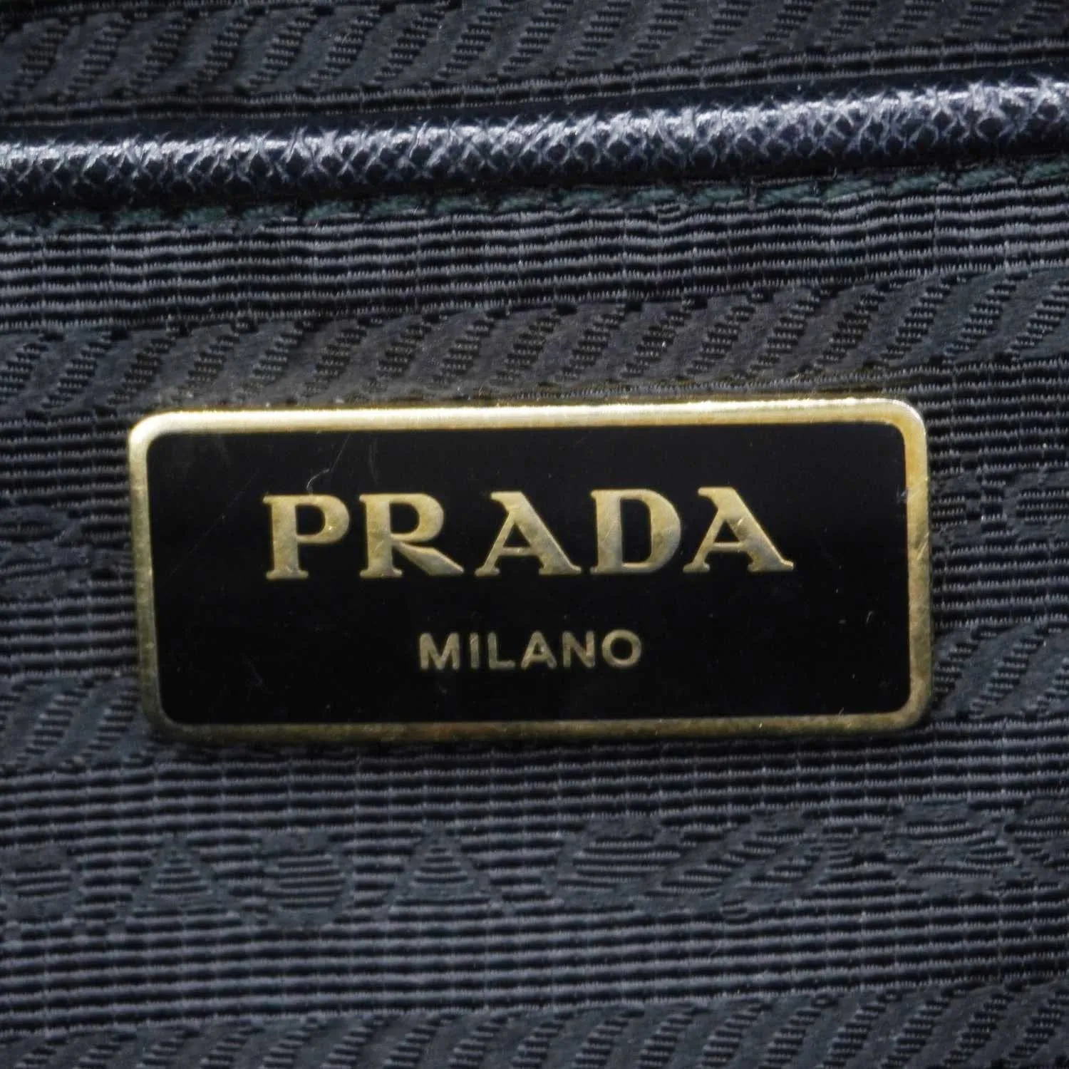 PRADA Galleria Double Zip Saffiano Leather Top Handle Tote Bag Black