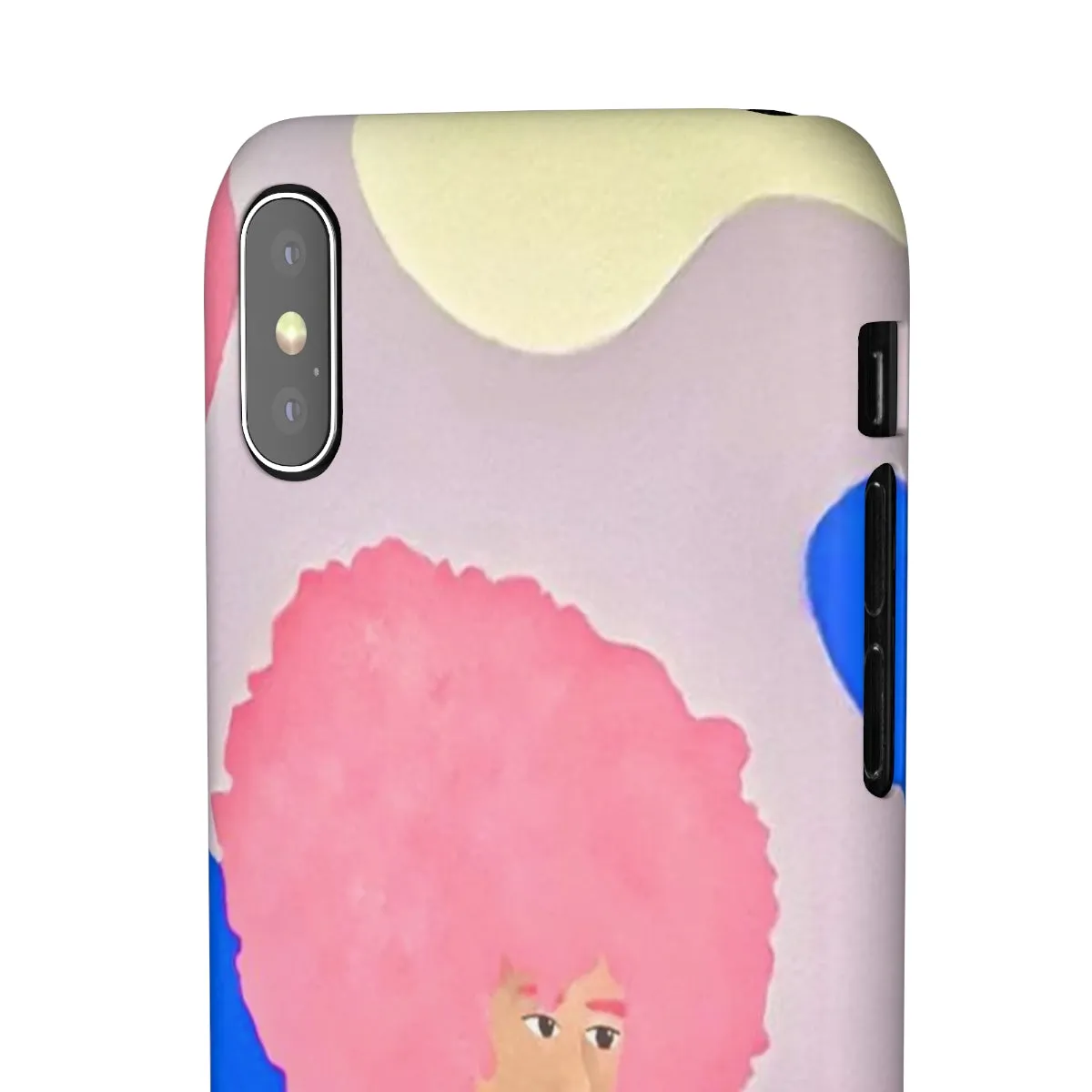 Pretty in Pink and Blue- Snap Cases