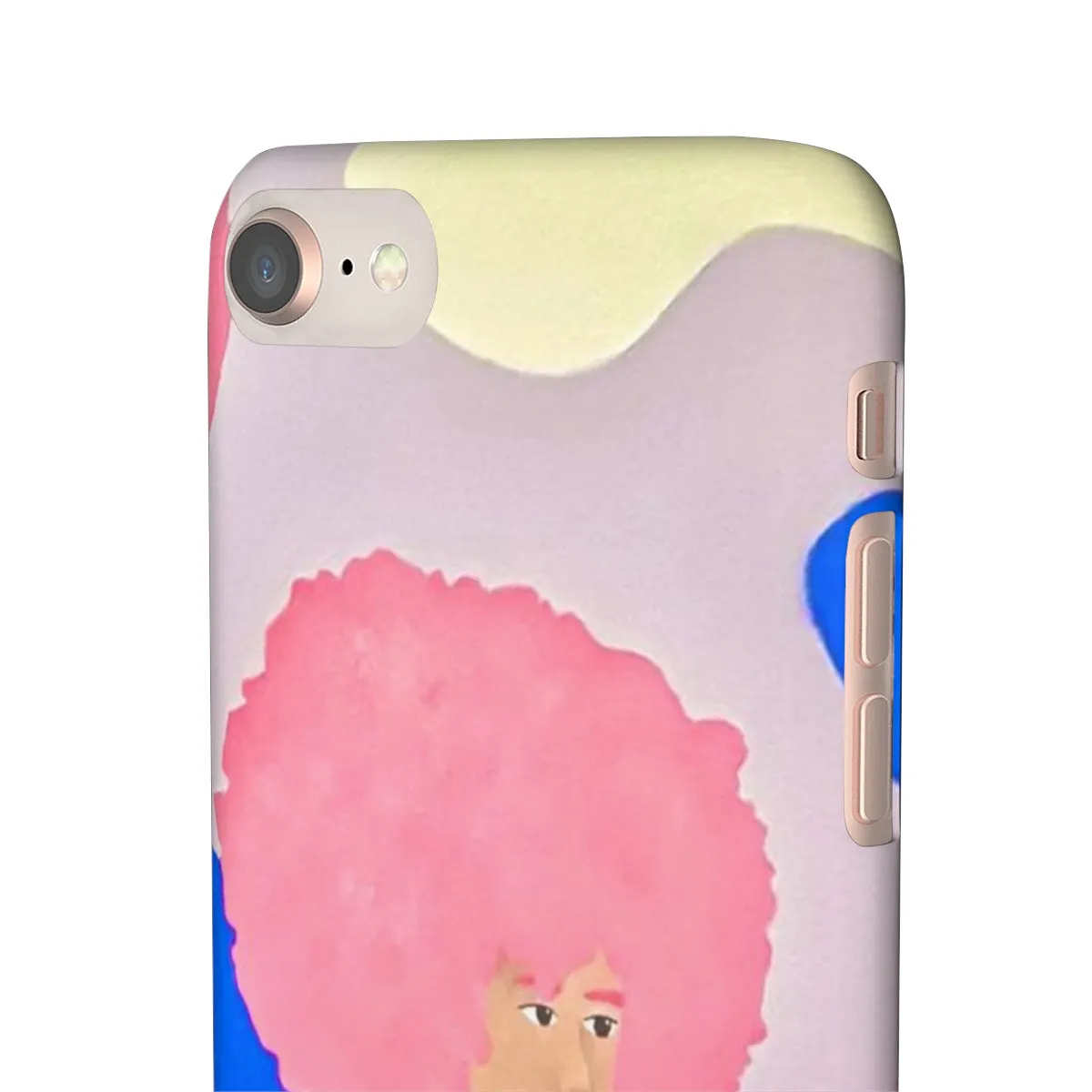 Pretty in Pink and Blue- Snap Cases