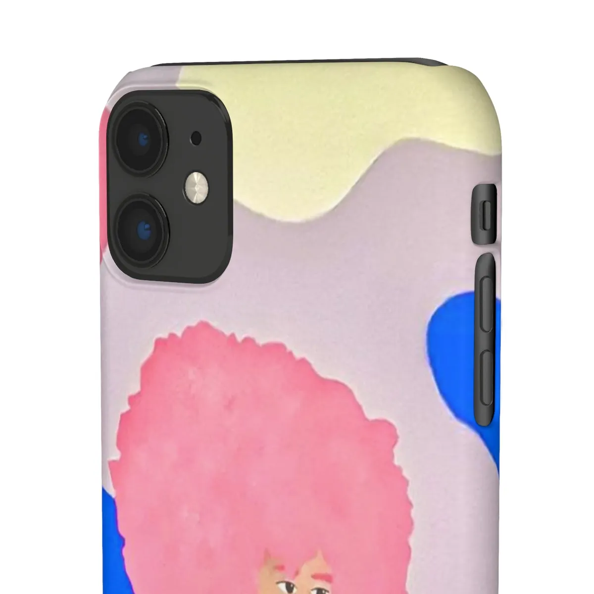 Pretty in Pink and Blue- Snap Cases