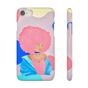 Pretty in Pink and Blue- Snap Cases