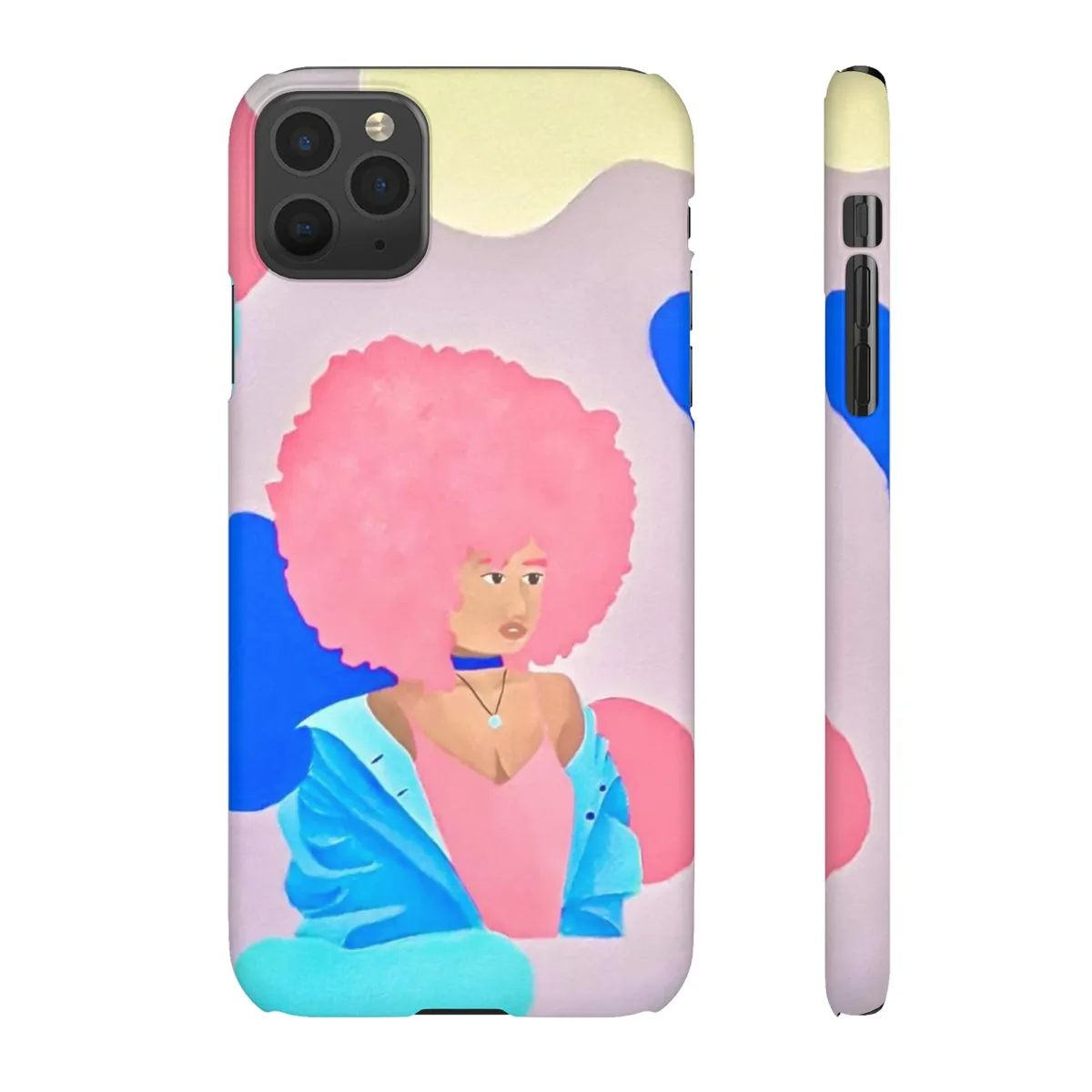 Pretty in Pink and Blue- Snap Cases