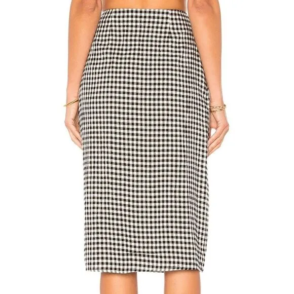 Privacy Please | Burbank Skirt in Black Gingham
