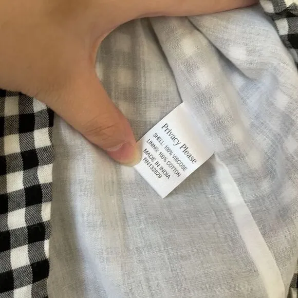 Privacy Please | Burbank Skirt in Black Gingham