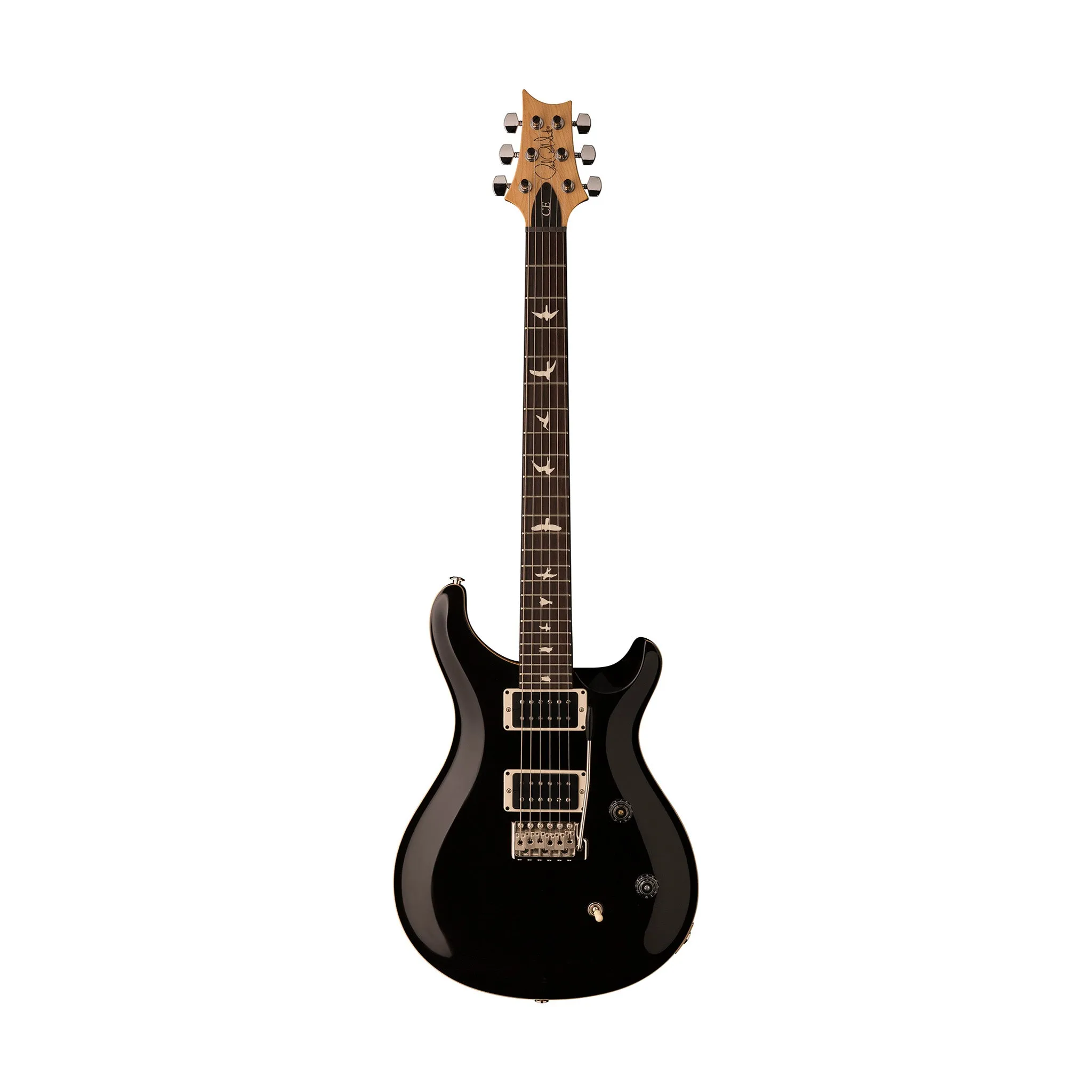 PRS CE24 Electric Guitar w/Bag, Black (105168-BL-MC5)