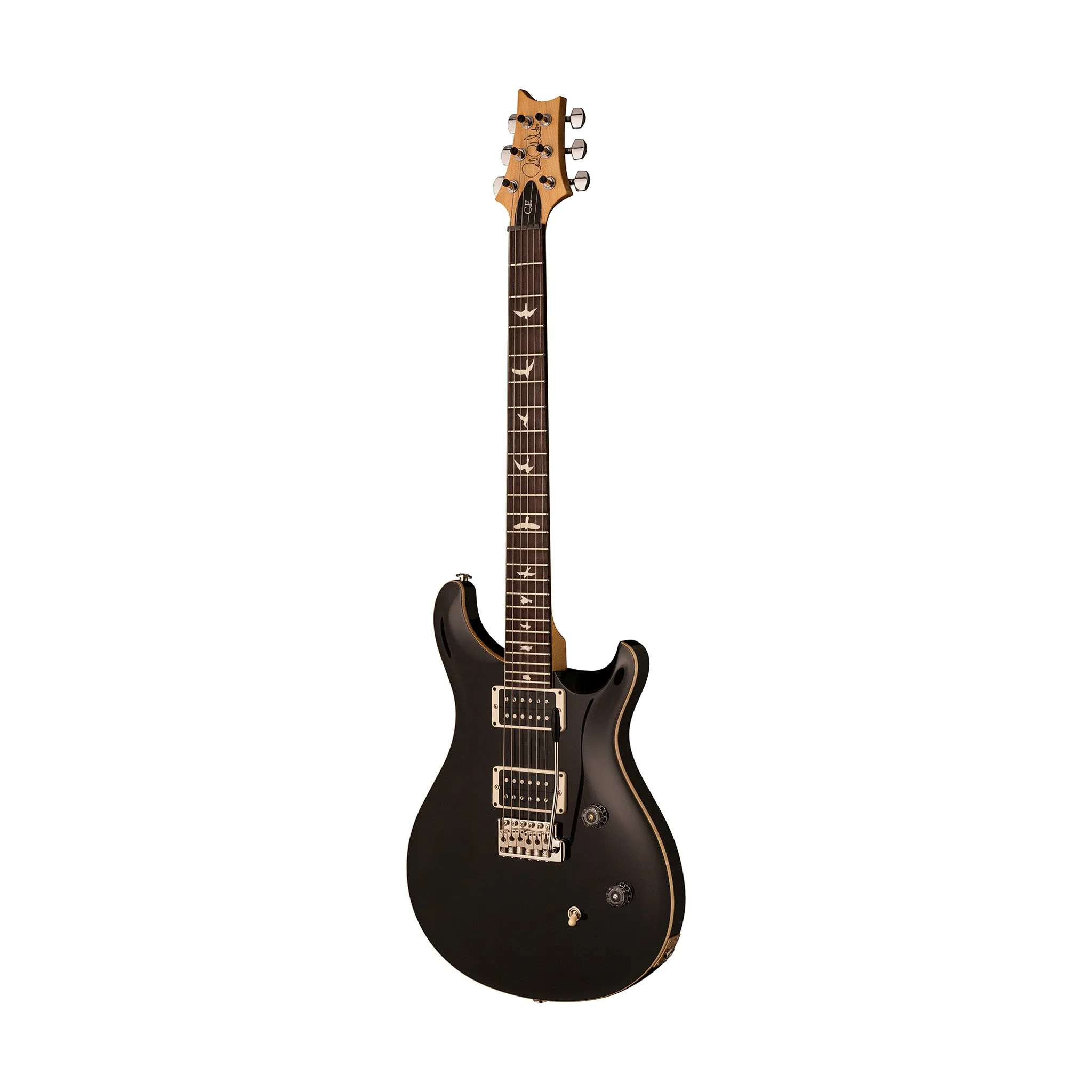 PRS CE24 Electric Guitar w/Bag, Black (105168-BL-MC5)