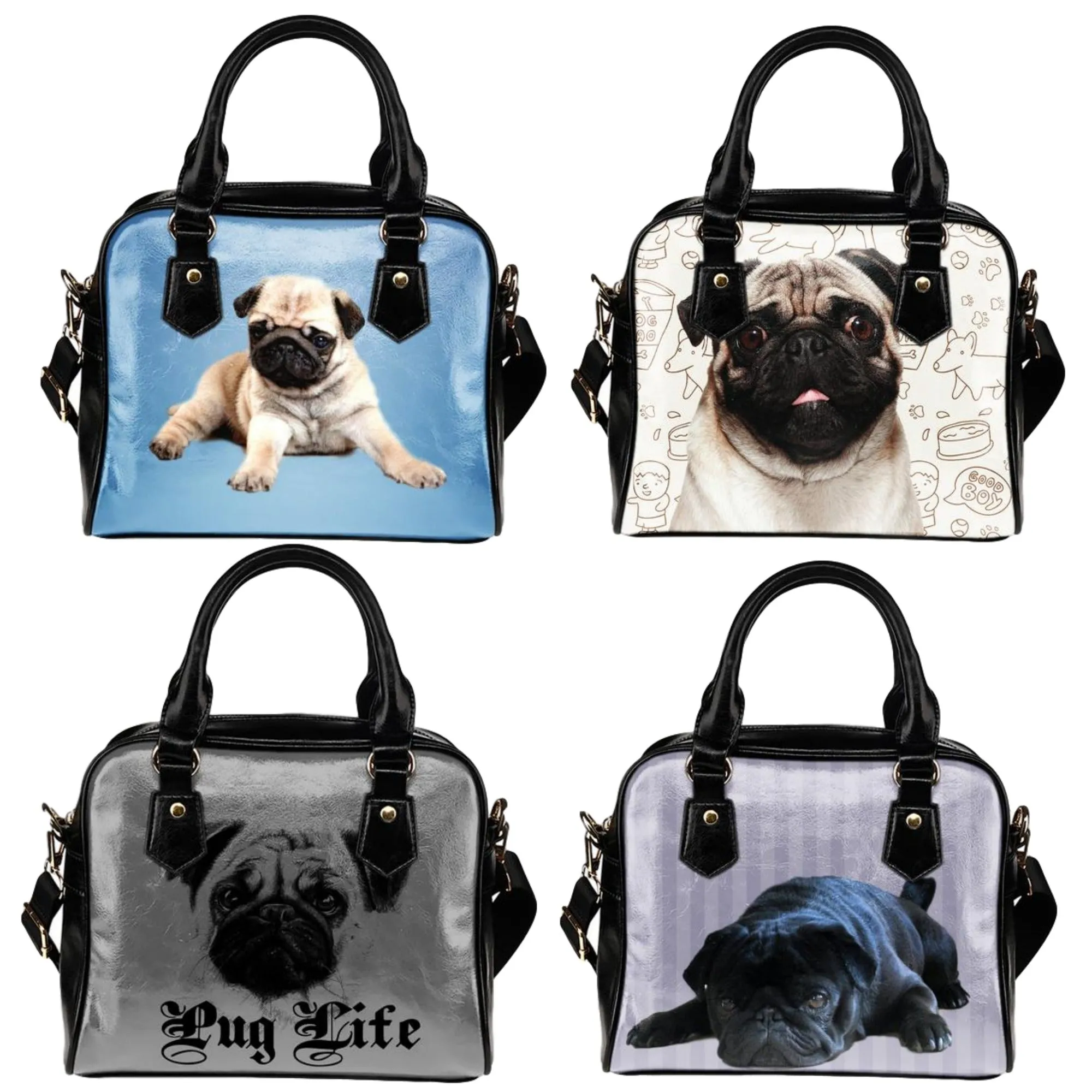 Pug Shoulder Bag