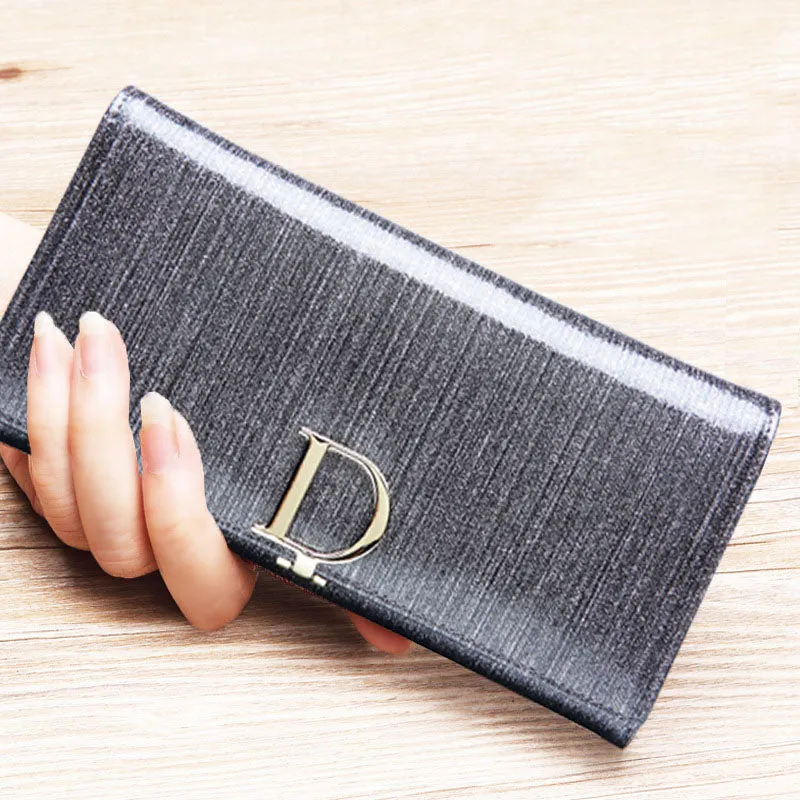 Pure Leather Ladies Wallet Female Long Section Large Capacity Leather Cowhide Multi-function Wallet Women's Hand Holding Wallet Thin