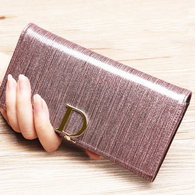 Pure Leather Ladies Wallet Female Long Section Large Capacity Leather Cowhide Multi-function Wallet Women's Hand Holding Wallet Thin