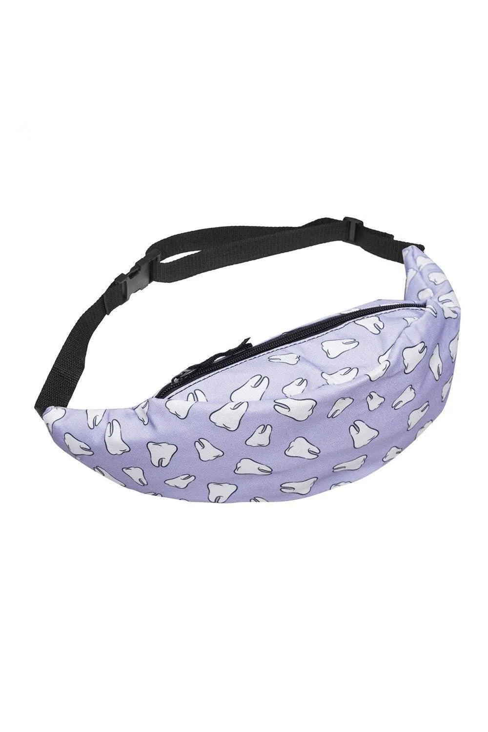 Purple Teeth Waist Bag
