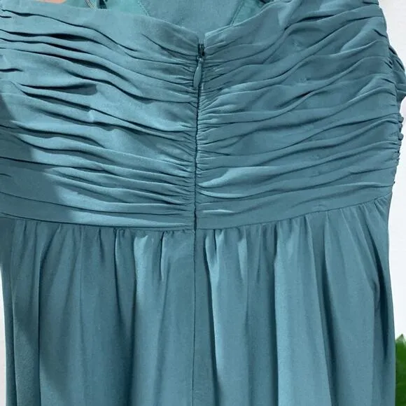 Quilaree BHLDN Couplet Silk Dress Blue Size 0 NWOT