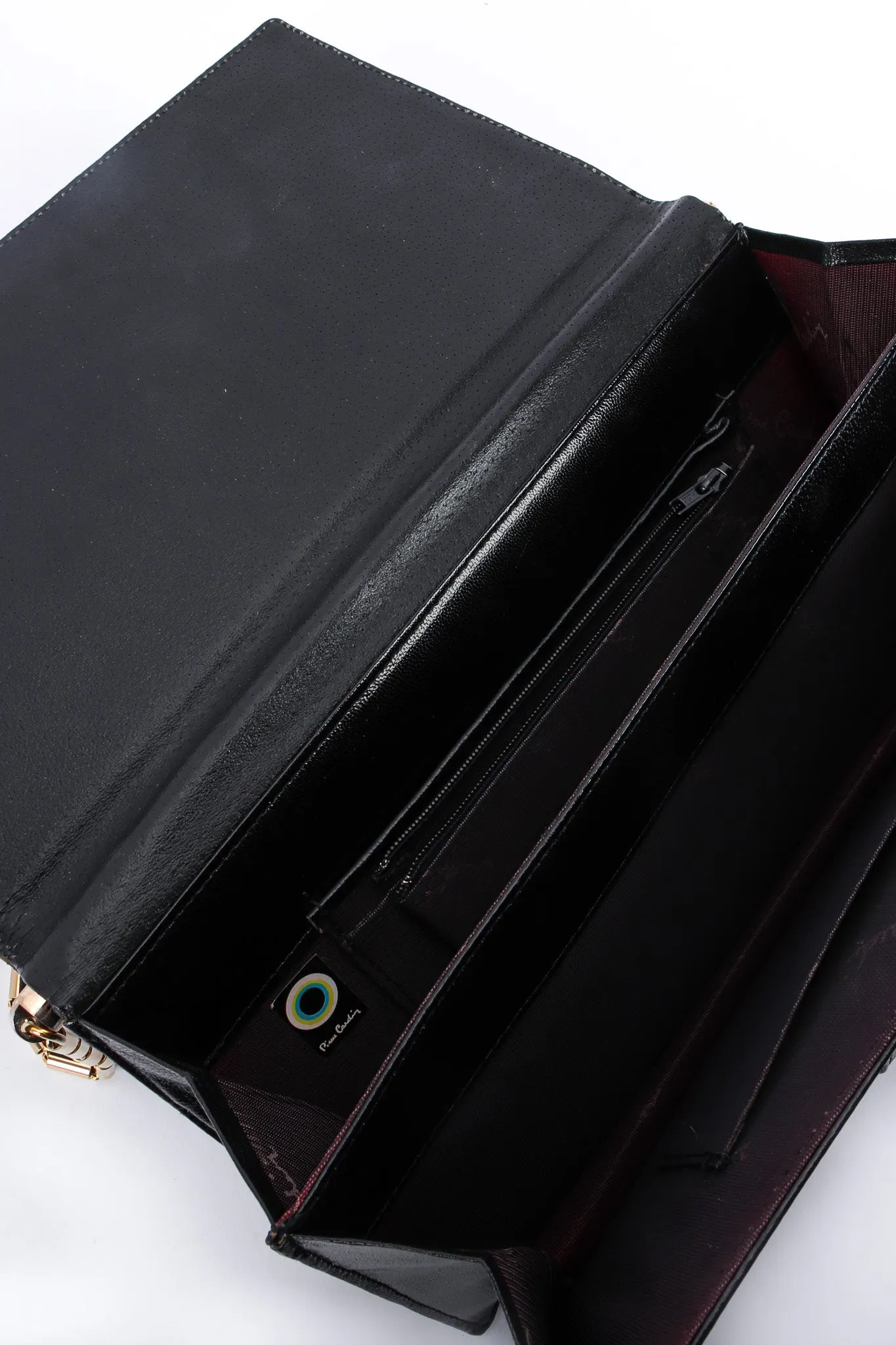 Quilted Leather Envelope Clutch