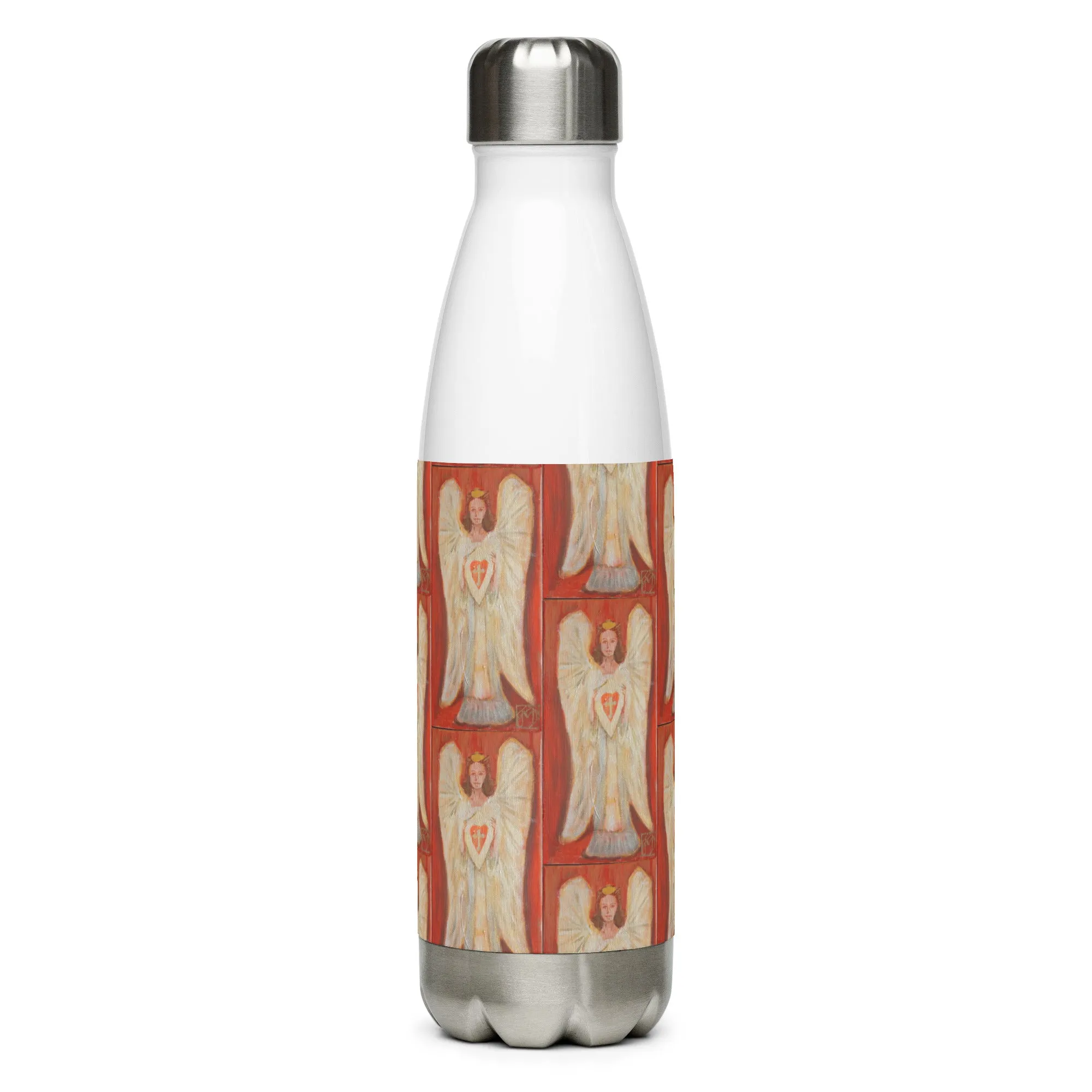 "Angel - Coral" Stainless steel water bottle