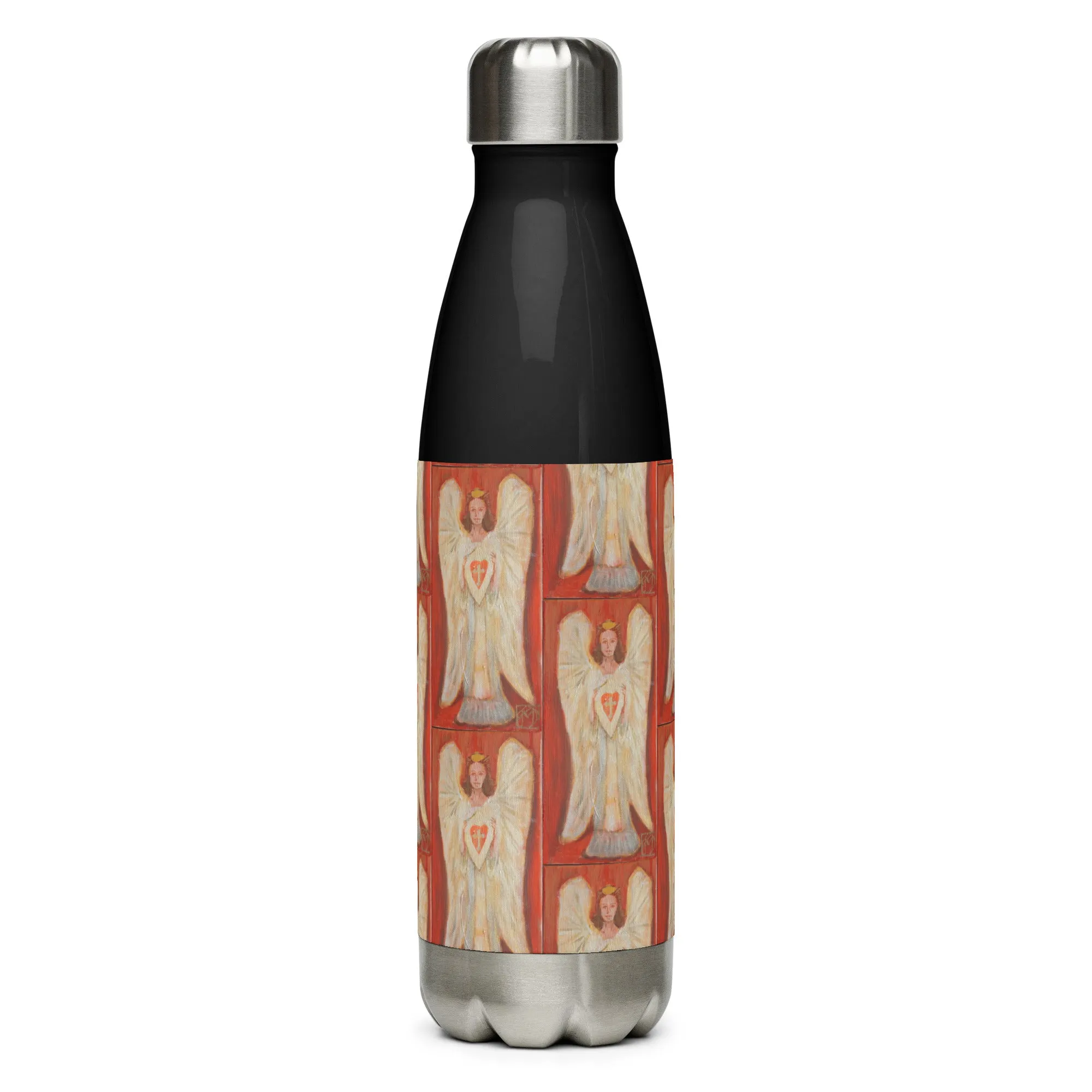 "Angel - Coral" Stainless steel water bottle