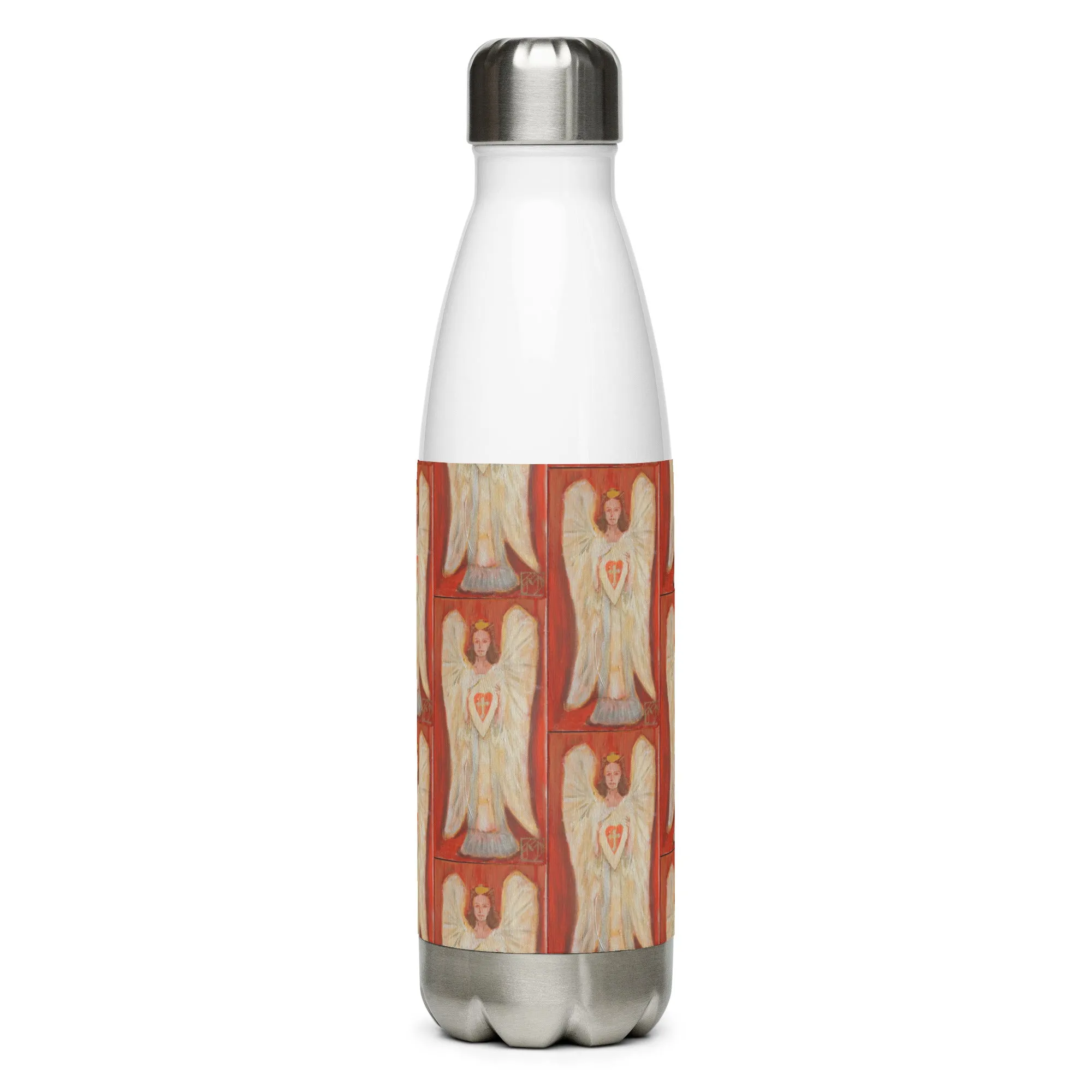 "Angel - Coral" Stainless steel water bottle