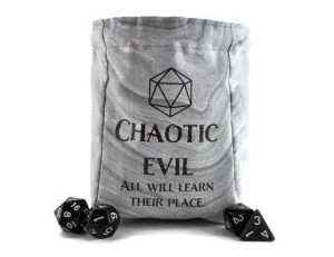 "Chaotic Evil" Dice Bag