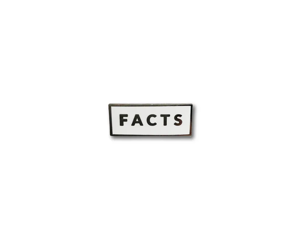 "Facts" Lapel Pin