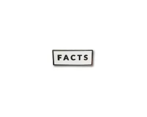 "Facts" Lapel Pin