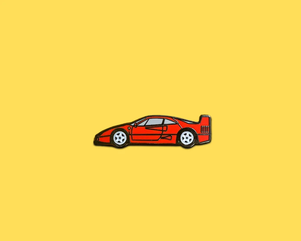 "Ferrari F40" Lapel Pin