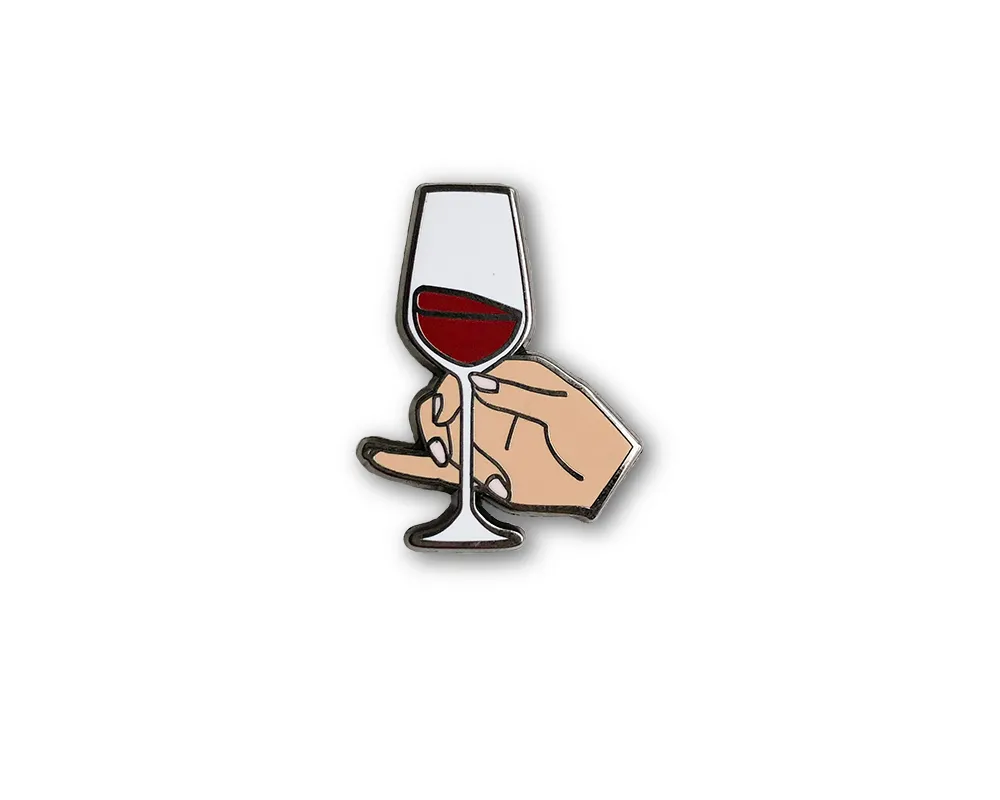 "Fine Wine" Lapel Pin