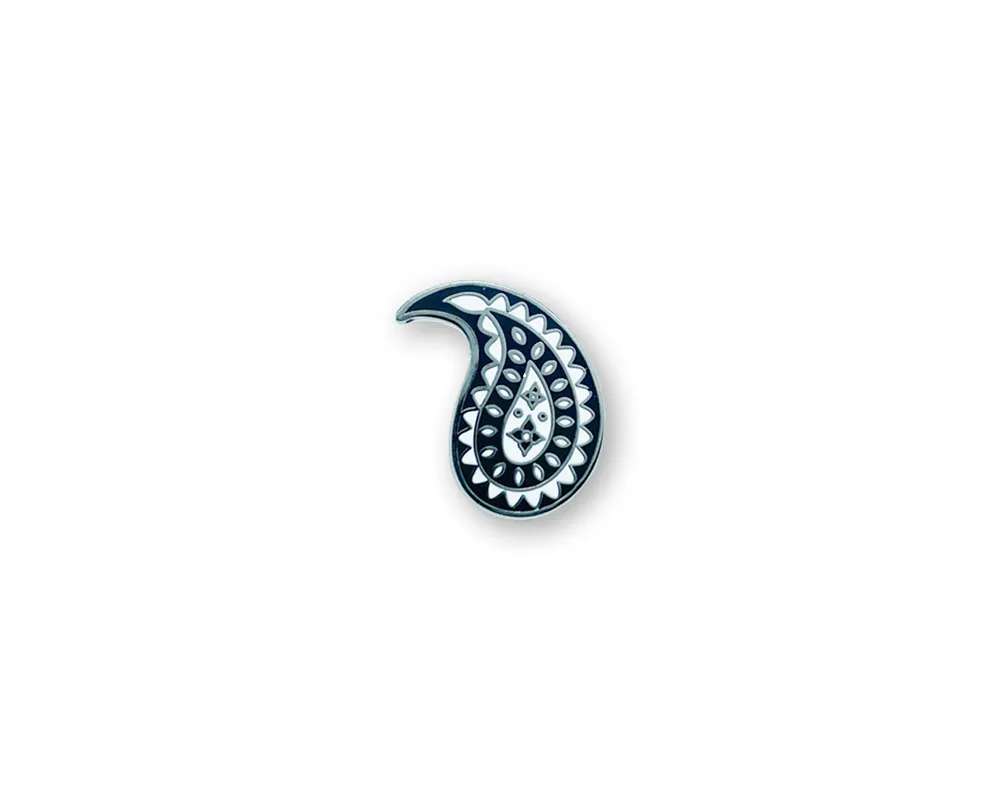 "Paisley Print" Lapel Pin