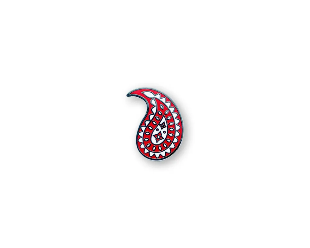 "Paisley Print" Lapel Pin