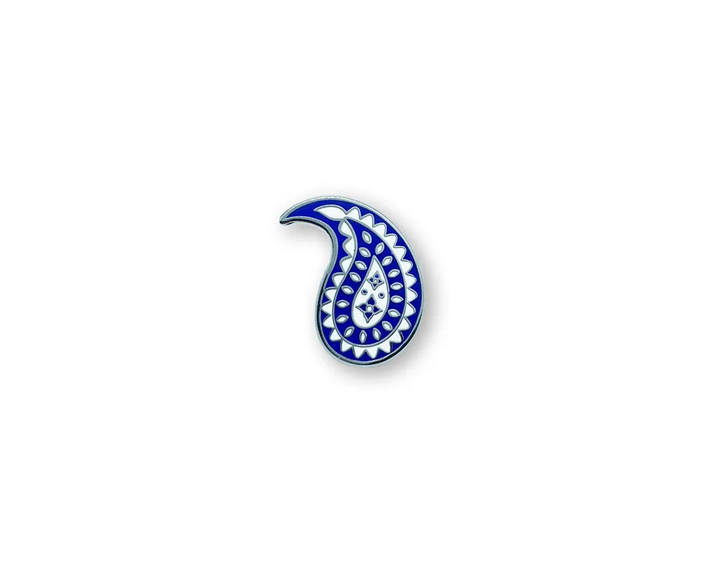 "Paisley Print" Lapel Pin
