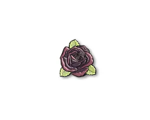 "Plum Rose" Lapel Pin