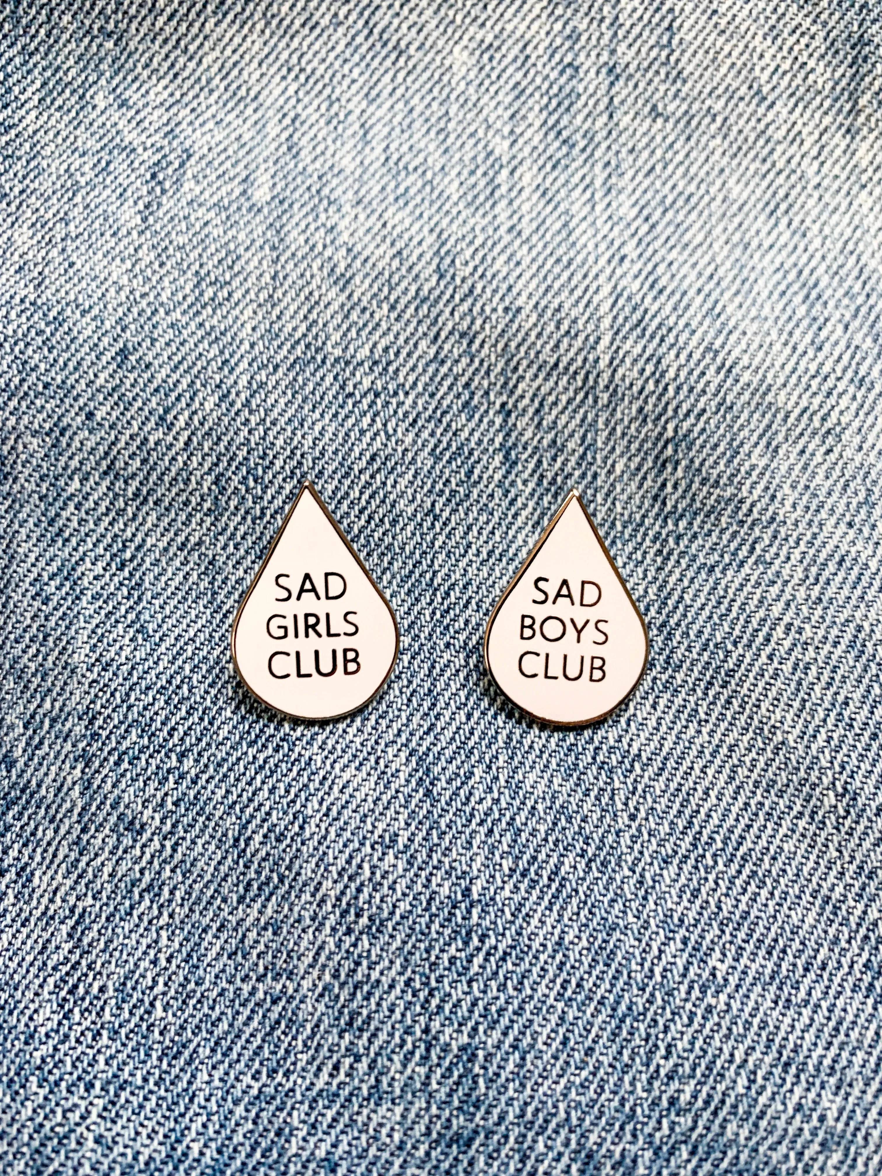 "Sad Boys Club" Lapel Pin