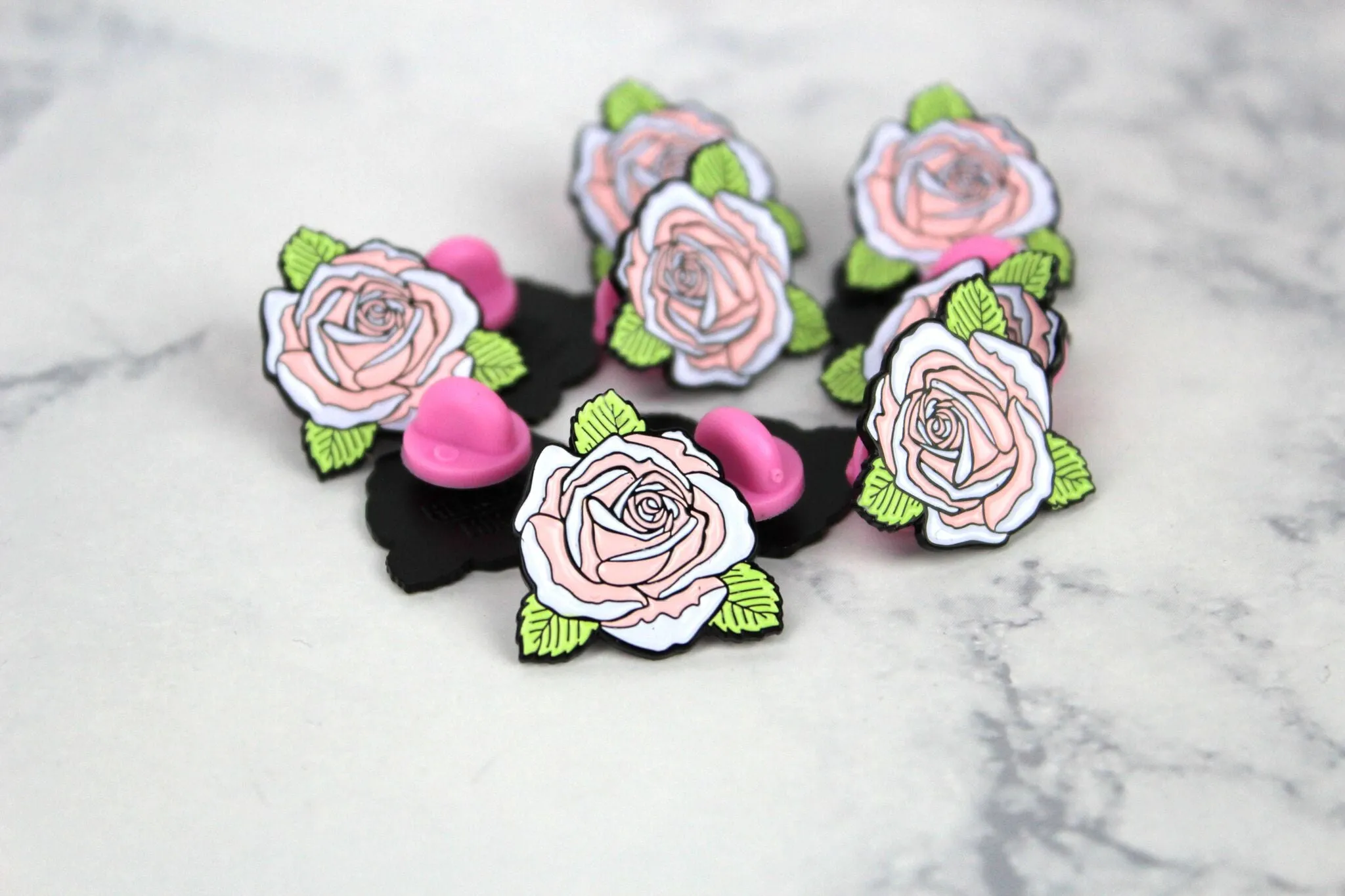"White Rose" Lapel Pin