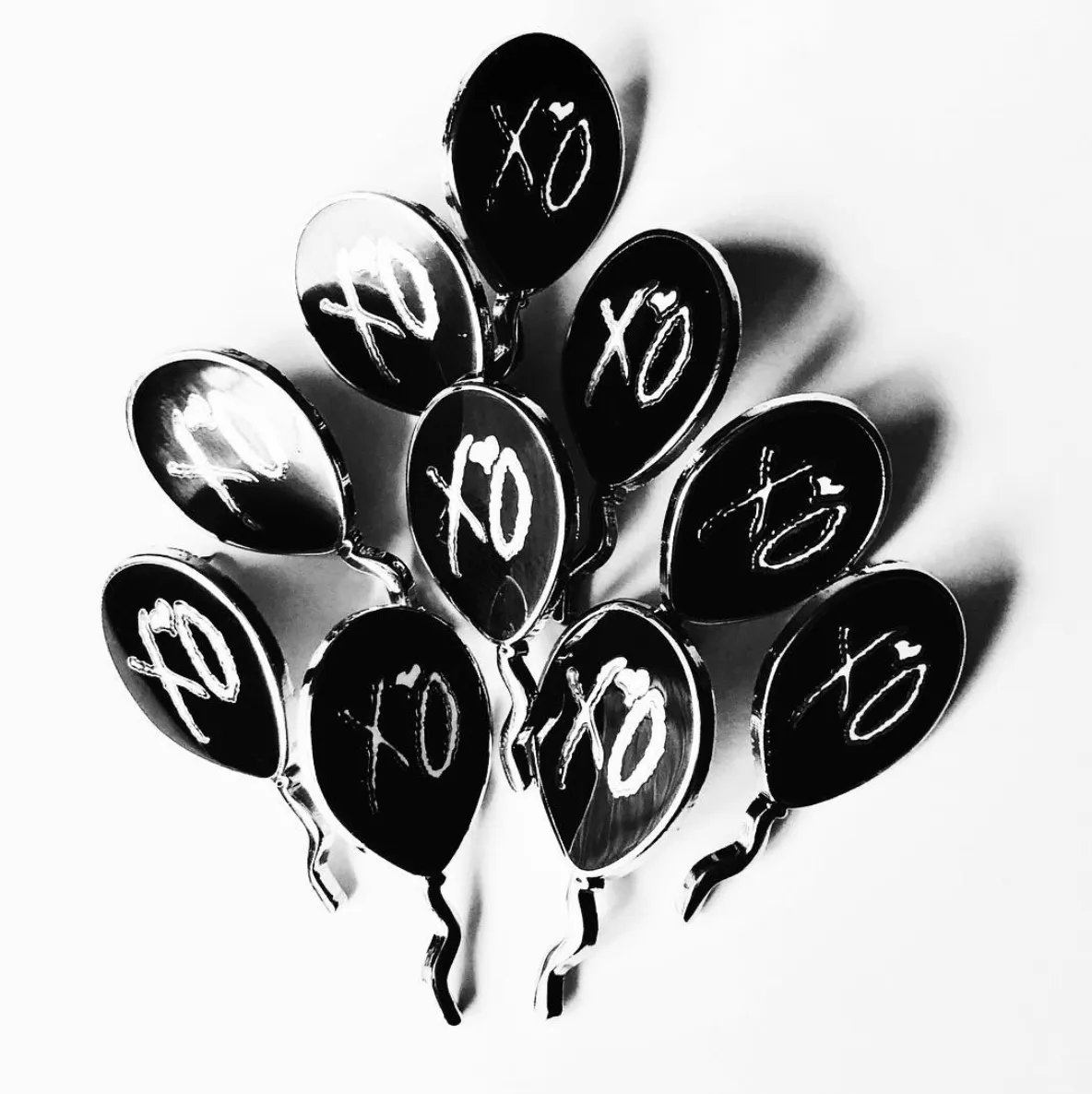 "XO House of Balloons" Lapel Pin
