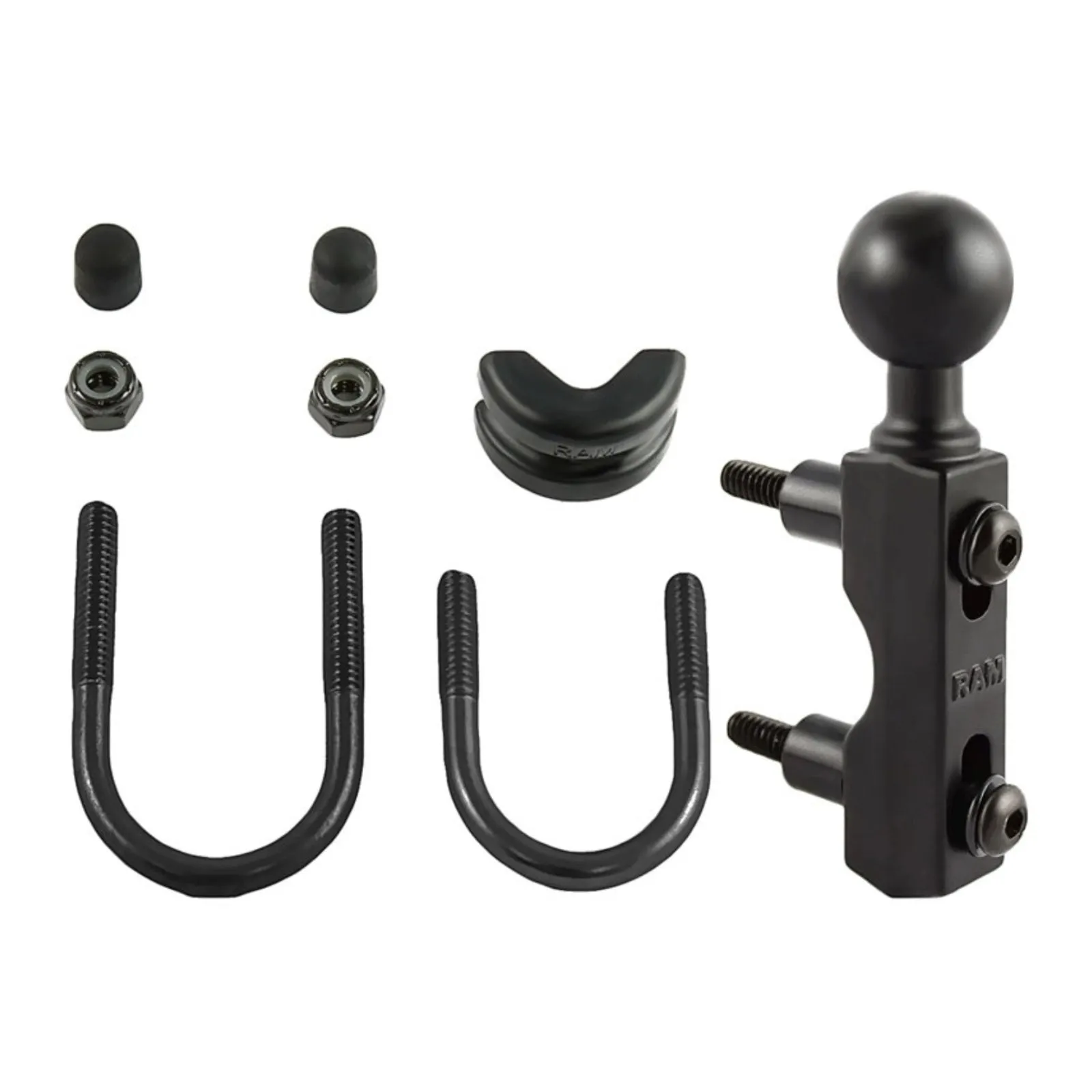 RAM Motorcycle Brake/Clutch Reservoir & Handlebar Ball Base