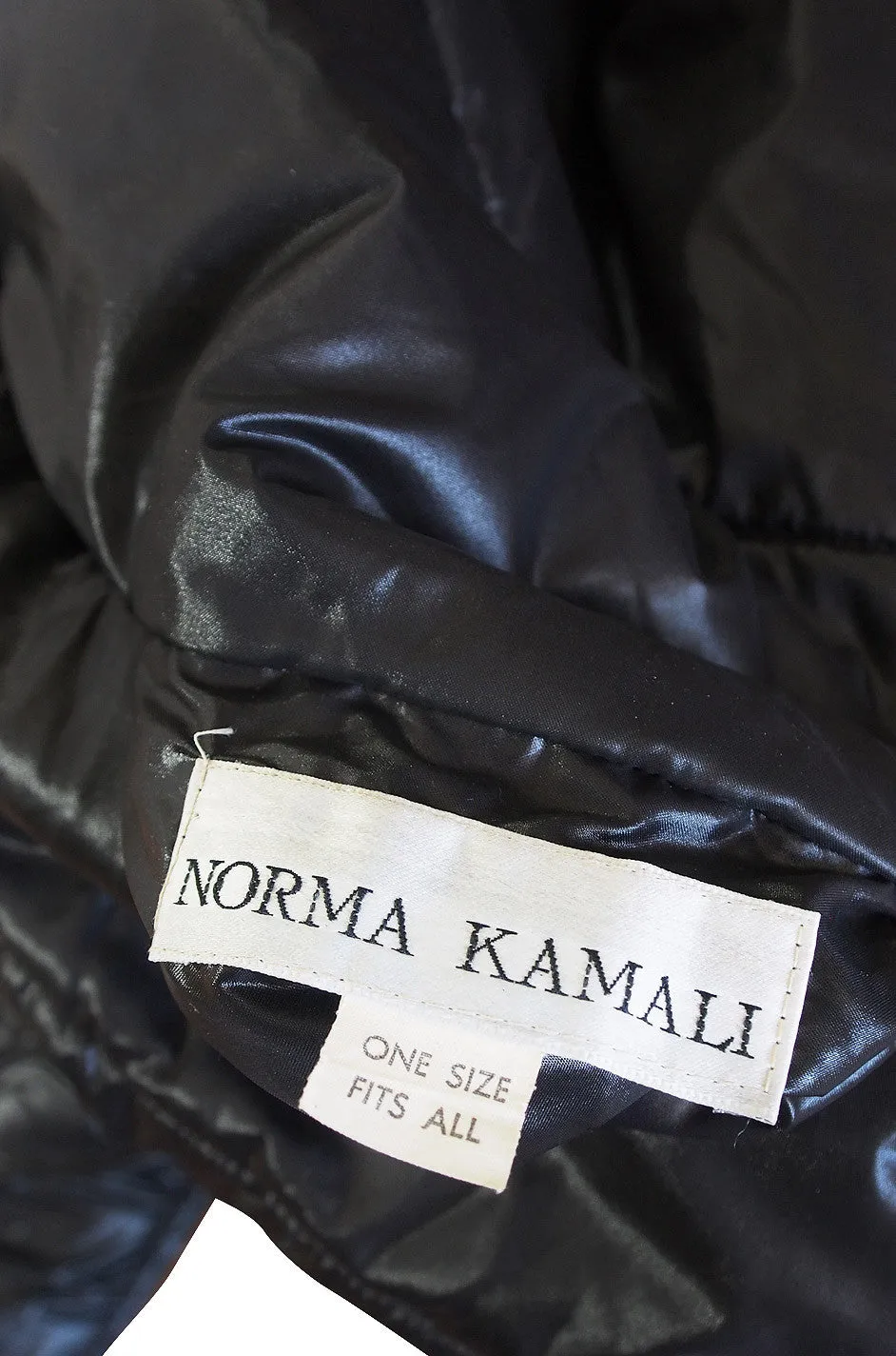 Rare Early 1980s Norma Kamali Sleeping Bag Coat